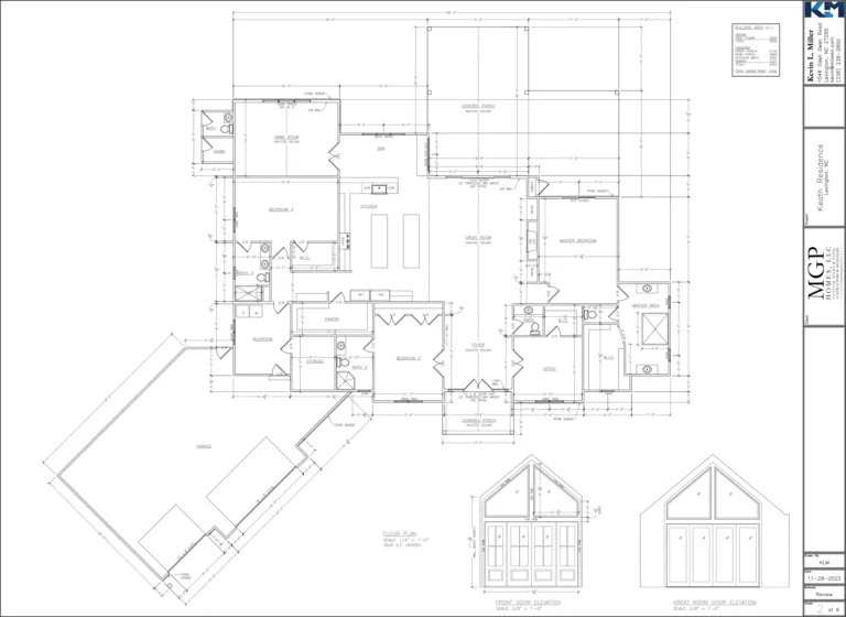 1176 Pine Rige Road Floor Plans Elev 2